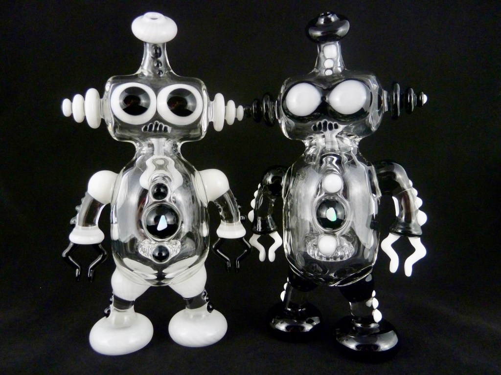 Black & White Robot Bubbler&nbsp;Rig