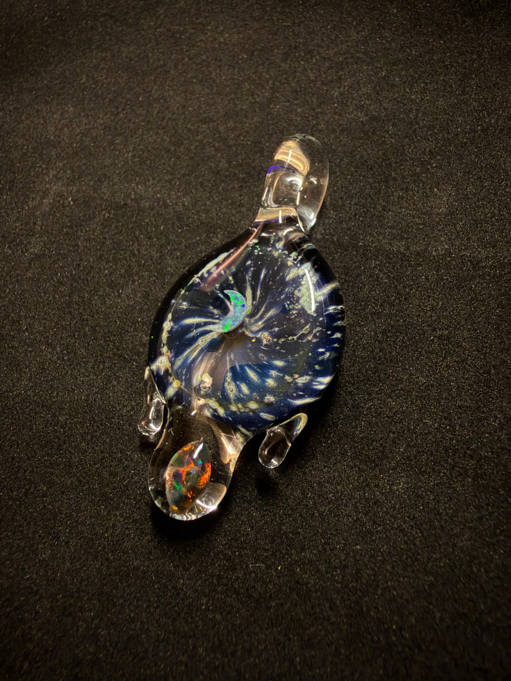 Opal Moon Pendant –&nbsp;$55